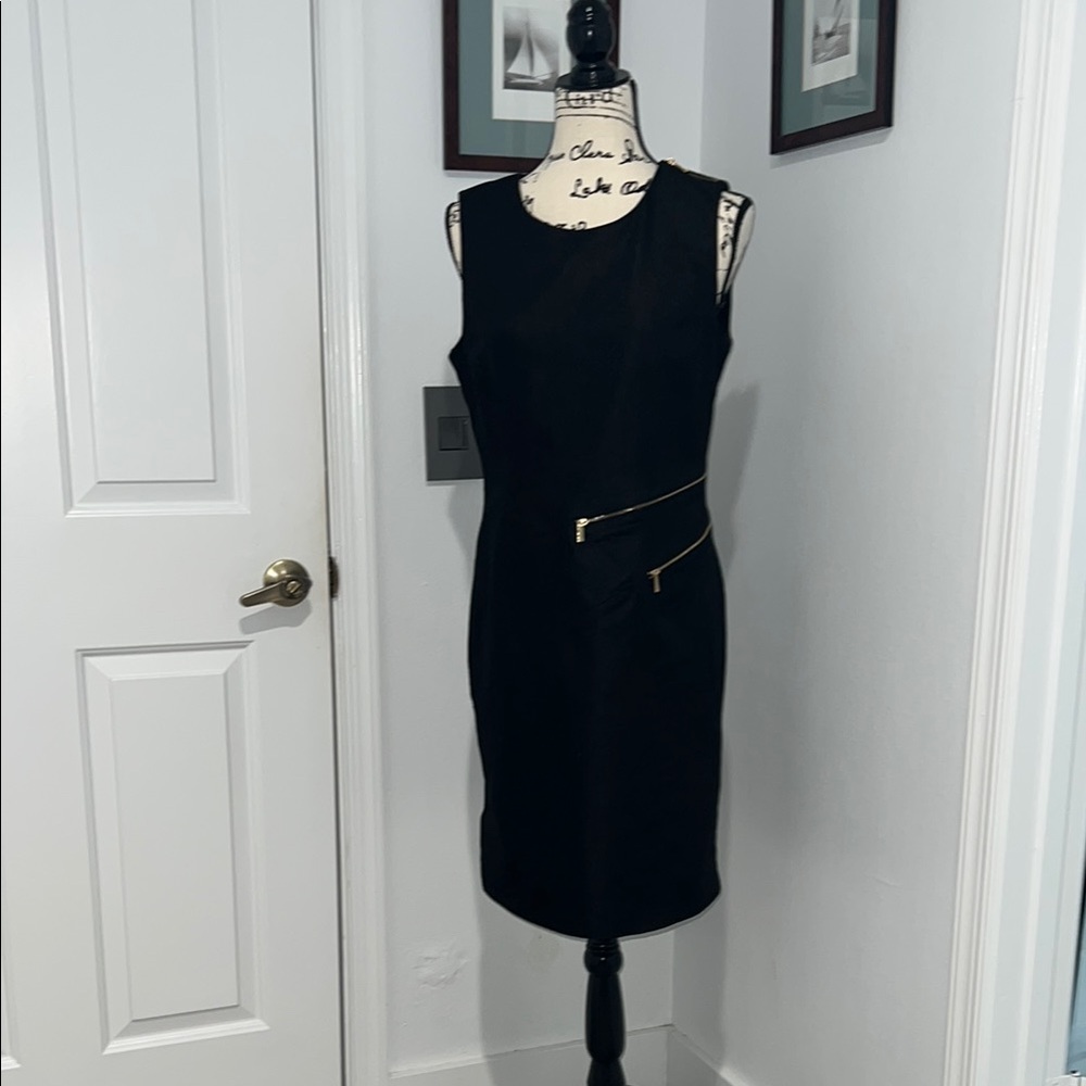 Elegant Black Sleeveless Dress